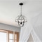 Westinghouse Chandelier 40W 3Lght Stella Mira Antq Ash Mtl Bnd, Matte Black Candelabra 6110400 - alternate 7